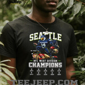 Seattle Seahawks NFC West Division Champions 2025 T Shirt Seattle Seahawks NFC West Division Champions 2025 T Shirt