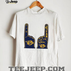 Nashville Predators NHL foam finger number 1 fan shirt