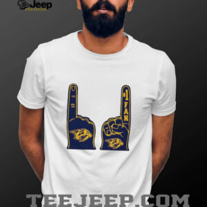 Nashville Predators NHL foam finger number 1 fan shirt