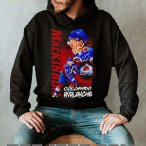 Nathan MacKinnon Colorado Avalanche Hockey Player Signature Shirt Nathan MacKinnon Colorado Avalanche Hockey Player Signature Shirt