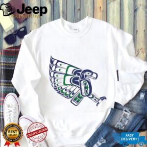 Native American Tribal Art Seattle Seahawks Northwest Coast Style T Shirt