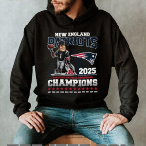New England Patriots 2025 AFC Champions History Commemorative Shirt New England Patriots 2025 AFC Champions History Commemorative Shirt