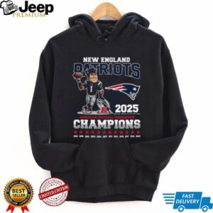 New England Patriots 2025 AFC Champions History Commemorative Shirt