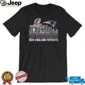 New England Patriots AFC Championship Roster & Coach Mike Vrabel Tee