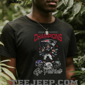 New England Patriots Football 2025 AFC South Champions Go Patriots shirt