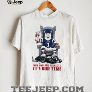 New England Patriots It’s Our Time Victory Throne Graphic T Shirt New England Patriots It’s Our Time Victory Throne Graphic T Shirt