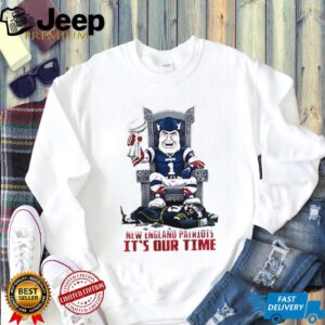 New England Patriots It’s Our Time Victory Throne Graphic T Shirt