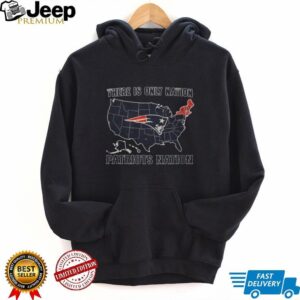 New England Patriots Nation There Is Only One Nation USA Map Team Logo T Shirt New England Patriots Nation There Is Only One Nation USA Map Team Logo T Shirt