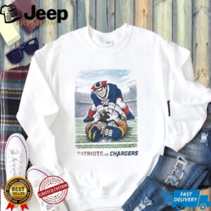 New England Patriots vs Los Angeles Chargers Football Rivalry Graphic T Shirt
