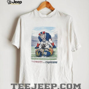 New England Patriots vs Los Angeles Chargers Football Rivalry Graphic T Shirt