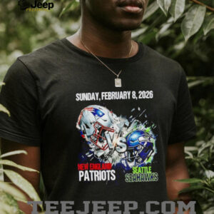 New England Patriots vs Seattle Seahawks Feb 8 2026 Game Day T Shirt
