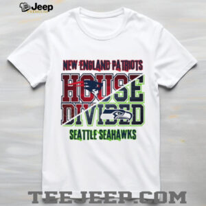 New England Patriots vs Seattle Seahawks House Divided T Shirt