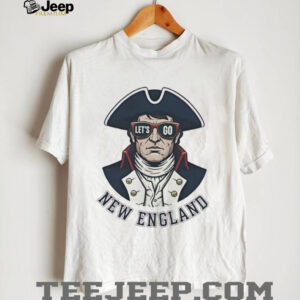 New England Revolutionary Cool Patriotic T Shirt Let's Go Sunglasses Graphic