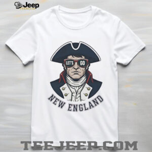 New England Revolutionary Cool Patriotic T Shirt Let's Go Sunglasses Graphic