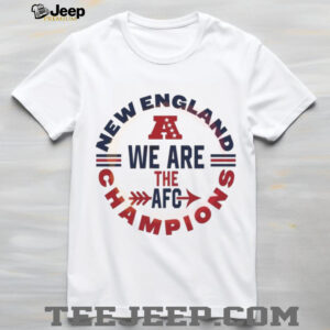 New England We Are The AFC Champions Football Logo T Shirt T Shirt