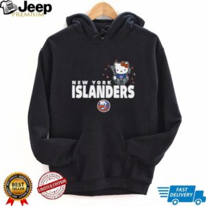 New York Islanders x Hello Kitty Hockey Collaboration Graphic T Shirt New York Islanders x Hello Kitty Hockey Collaboration Graphic T Shirt
