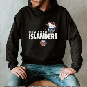 New York Islanders x Hello Kitty Hockey Collaboration Graphic T Shirt