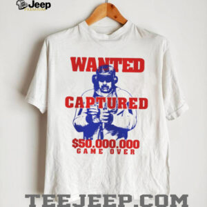 Nicolas Maduro Wanted captured 50 000 000 game over shirt