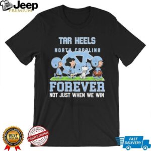 North Carolina Tar Heels Peanuts Snoopy Forever Fan Graphic T Shirt