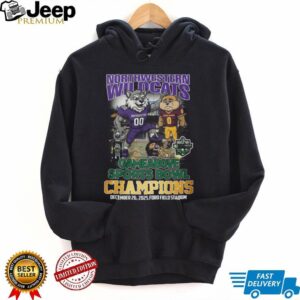 Northwestern Wildcats vs Central Michigan Chippewas GameAbove Sports Bowl Champions 2025 T Shirt Northwestern Wildcats vs Central Michigan Chippewas GameAbove Sports Bowl Champions 2025 T Shirt