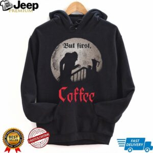 Nosferatu Vampire “But First, Coffee” Gothic Horror T Shirt Nosferatu Vampire “But First, Coffee” Gothic Horror T Shirt
