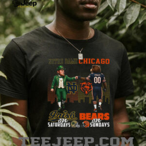 Notre Dame Irish on Saturdays x Chicago Bears on Sundays Mascot Shirts