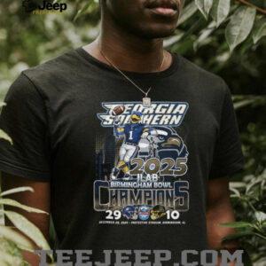Georgia Southern Eagles 2025 Birmingham Bowl Champions T Shirt Georgia Southern Eagles 2025 Birmingham Bowl Champions T Shirt