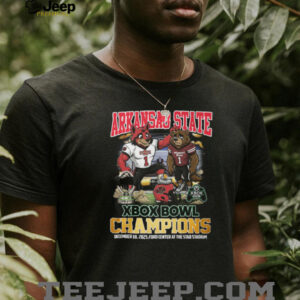 Official Arkansas State Red Wolves 2025 Xbox Bowl Champions T Shirt