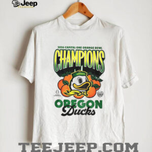 Official Oregon Ducks Capital One Orange Bowl Champions 2026 shirt