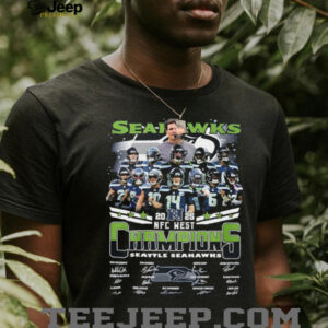 Official Seattle Seahawks NFC West 2025 Championship Apparel