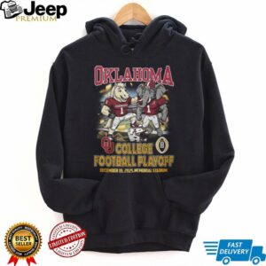 Oklahoma Sooners vs Alabama Crimson Tide College Football Playoff Winners 2025 Mascot T Shirt Oklahoma Sooners vs Alabama Crimson Tide College Football Playoff Winners 2025 Mascot T Shirt