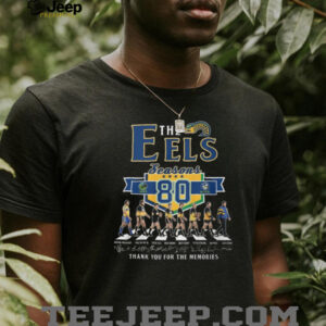 Parramatta Eels 80 Seasons Anniversary Legends Signature T Shirt