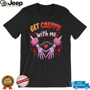 Pastel Goth “Get Creepy With Me” Skeleton Hands Graphic Tee Pastel Goth “Get Creepy With Me” Skeleton Hands Graphic Tee
