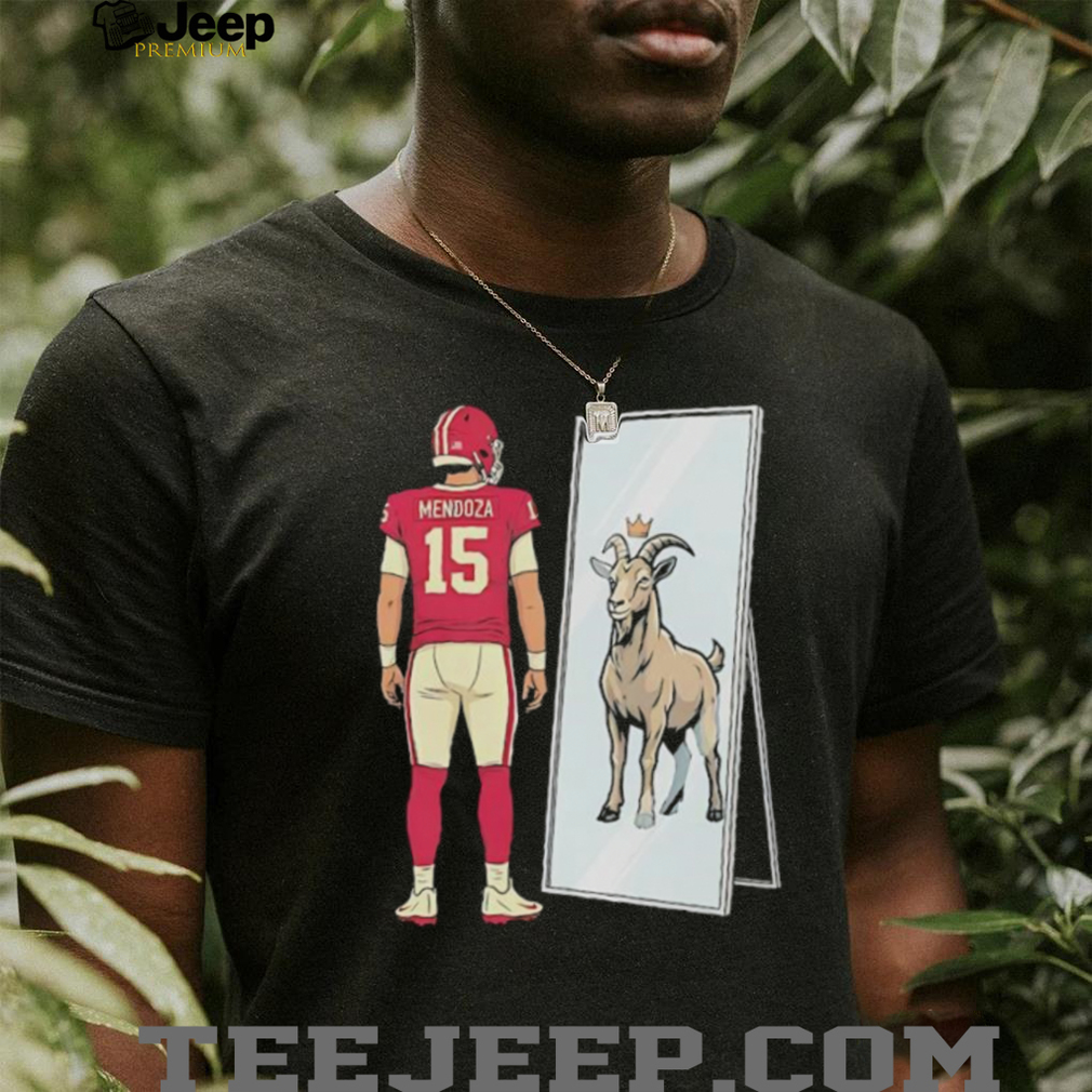 Patrick Mahomes #15 Goat Mirror Reflection Football T Shirt Patrick Mahomes #15 Goat Mirror Reflection Football T Shirt