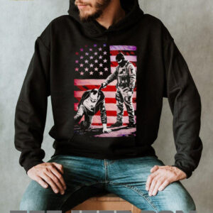 Patriotic American Flag Tactical Operator Soldier Graphic T Shirt Patriotic American Flag Tactical Operator Soldier Graphic T Shirt