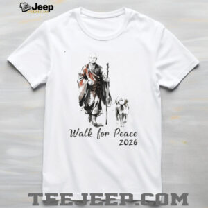 Peace walking Monk and Aloka dog walk for peace 2026 2026 shirt