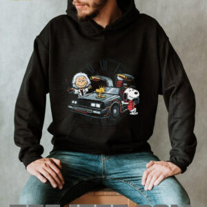 Peanuts x Back to the Future Snoopy DeLorean Mashup T Shirt Peanuts x Back to the Future Snoopy DeLorean Mashup T Shirt