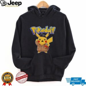 Pikadolf Parody Cartoon Character Aesthetic Black T Shirt