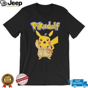 Pikadolf Satirical Pikachu Parody Dark Humor Graphic T Shirt