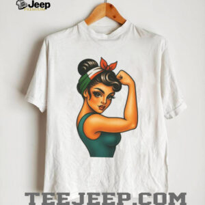 Pin Up Style Mexican Heritage Strong Woman Graphic T Shirt
