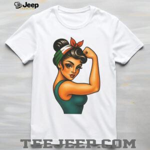 Pin Up Style Mexican Heritage Strong Woman Graphic T Shirt