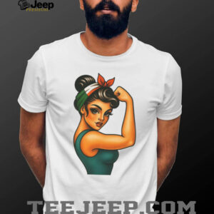Pin Up Style Mexican Heritage Strong Woman Graphic T Shirt