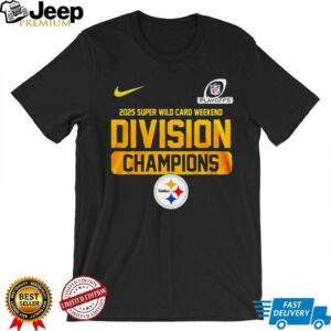 Pittsburgh Steelers 2025 Super Wild Card Weekend Division Champions shirt Pittsburgh Steelers 2025 Super Wild Card Weekend Division Champions shirt