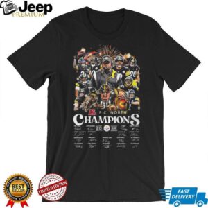 Pittsburgh Steelers AFC North Champions 2025 Commemorative T Shirt Pittsburgh Steelers AFC North Champions 2025 Commemorative T Shirt