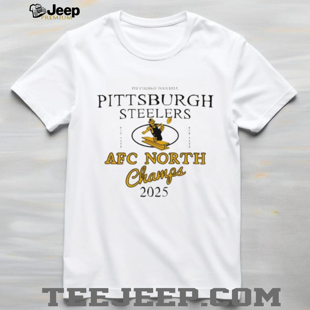 Pittsburgh Steelers AFC North Champs 2025 logo shirt Pittsburgh Steelers AFC North Champs 2025 logo shirt