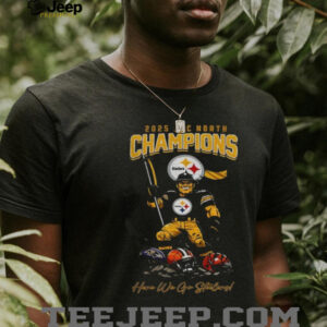 Pittsburgh Steelers Football AFC North Division Champions here we go Steelers shirt