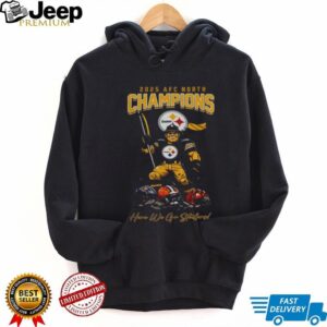Pittsburgh Steelers Football AFC North Division Champions here we go Steelers shirt