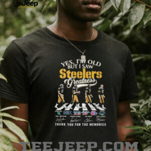 Pittsburgh Steelers Legends Abbey Road Greatness Signature T Shirt