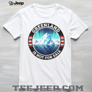 Polar Landscape Greenland Is Not For Sale Resist Protest shirt