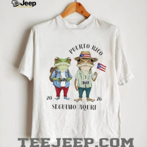 Portland Frog Puerto Rican flag 2026 Seguimo Aquri shirt